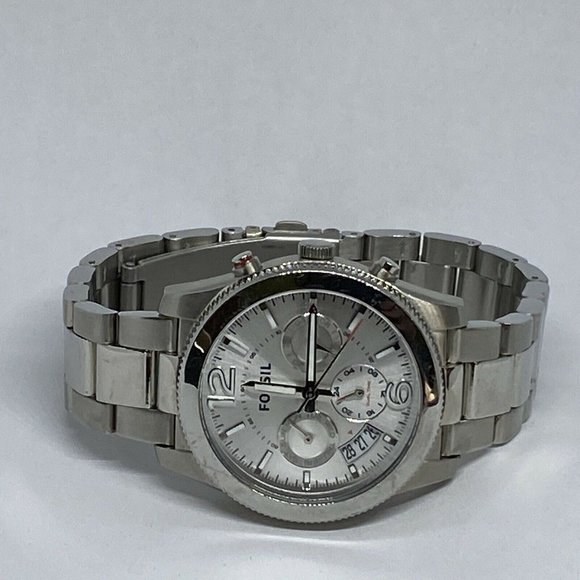 Fossil Perfect Boyfriend ES3883 Women Silver Band - Picture 7 of 12